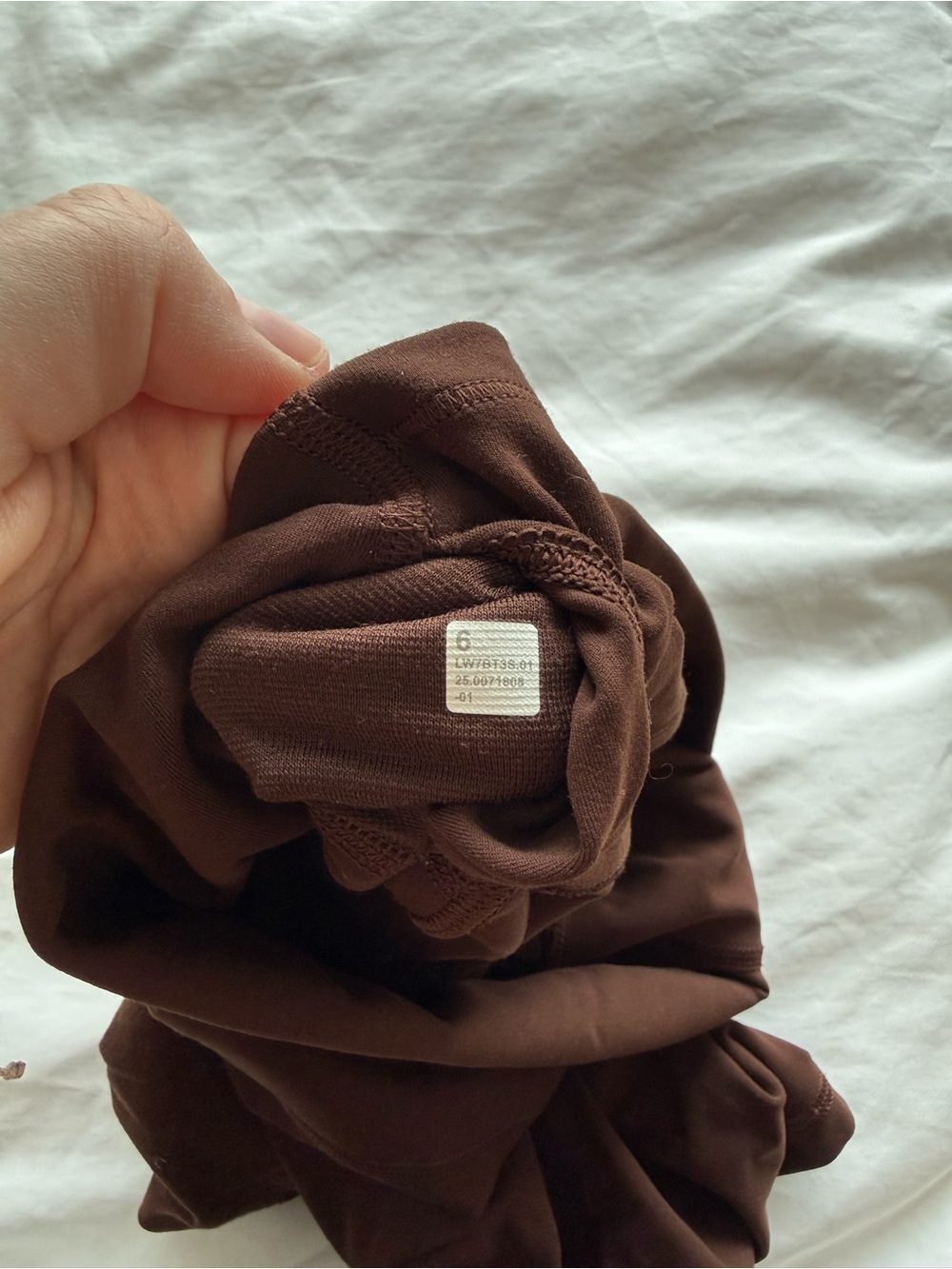 Align Brown Biker Shorts Lululemon size 6 and 6” - Picture 5 of 5